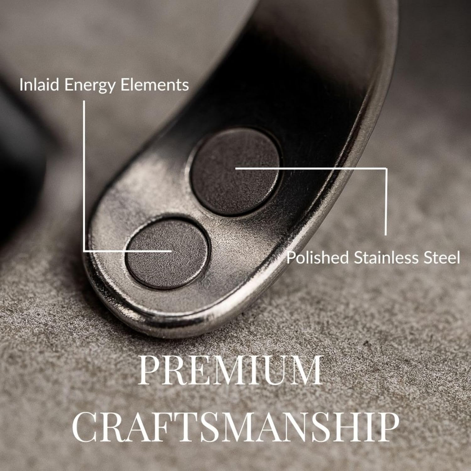 Lympathic Drainage Therapeutic Magnetic Ring, Metiz Titanium...