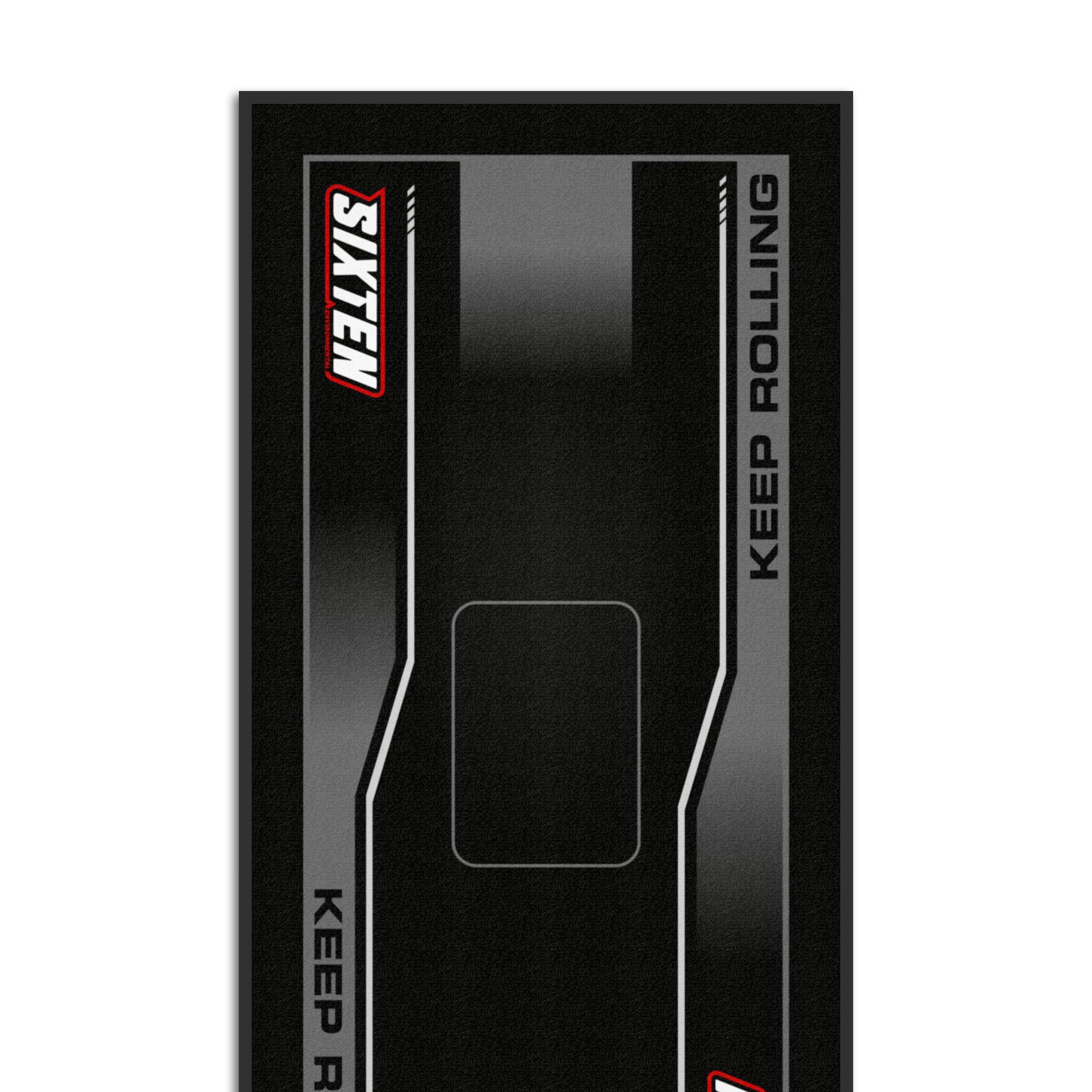 Tappeto Moto SIXTEN 95x200 - Tappeto Ambientale Moto - per i Paddock e il Garage - Lavabile ed Ecologico