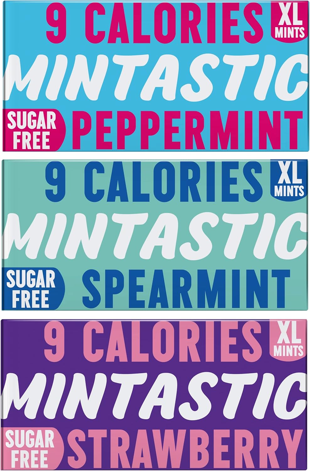 Mintastic® Taster Mixed Flavours XL Mints 9 Calories Sugar Free