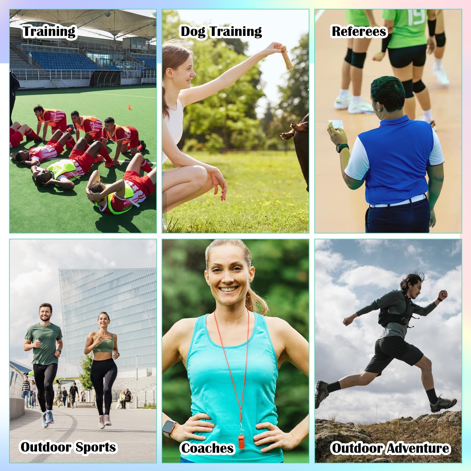 2 sztuki gwizdka ze stali nierdzewnej, srebrna, metalowa gwizdek ze smyczą do zawieszenia, profesjonalny gwizdek sportowy, do uprawiania sportu, piłki nożnej, treningu psa, wychowania fizycznego, 2