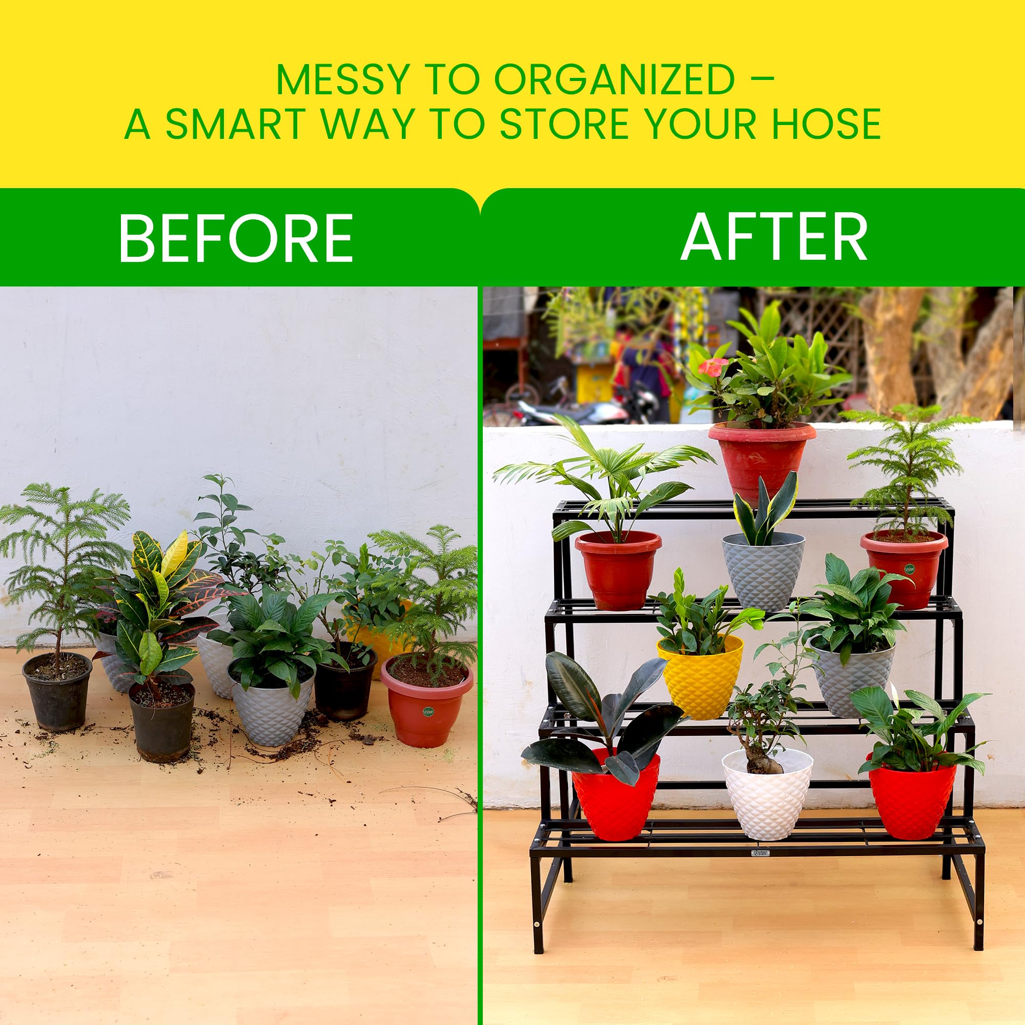Urban Plant Ladder Stand - Plant Pot Stand -5
