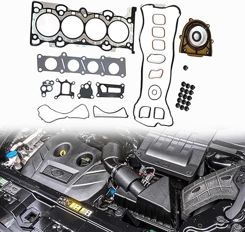 Miniatura 2 de GXARTS Juego de juntas de cabeza LR024975 LR025006 Compatible con Jaguar XE XF XJ Compatible con Land Rover LR2 Evoque Discovery Sport 2.0T