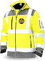 Vista 1 de KwikSafety - Charlotte, NC - Chaqueta de seguridad Softshell AGENT & GALAXY [Diseño Base y Edición Limitada] Clase 3 ANSI Testada OSHA