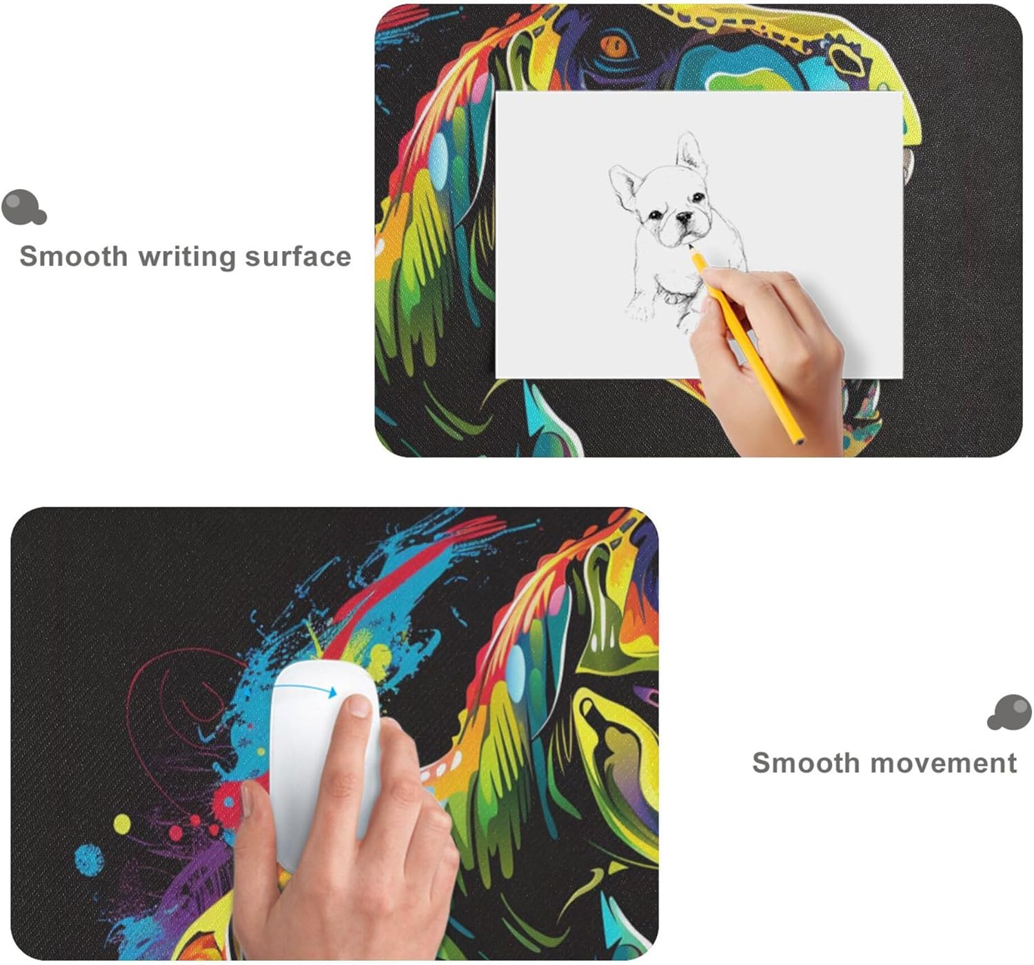 ALAZA Dinosaur T-rex Dino Large Gaming Mouse Pad Big Mousepad Mice Keyboard Mat with Non-Slip Rubber Base for Computer Laptop Home & Office, 35.4 X 15.7 inch
