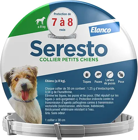 Seresto Collier Antiparasitaire Petits Chiens