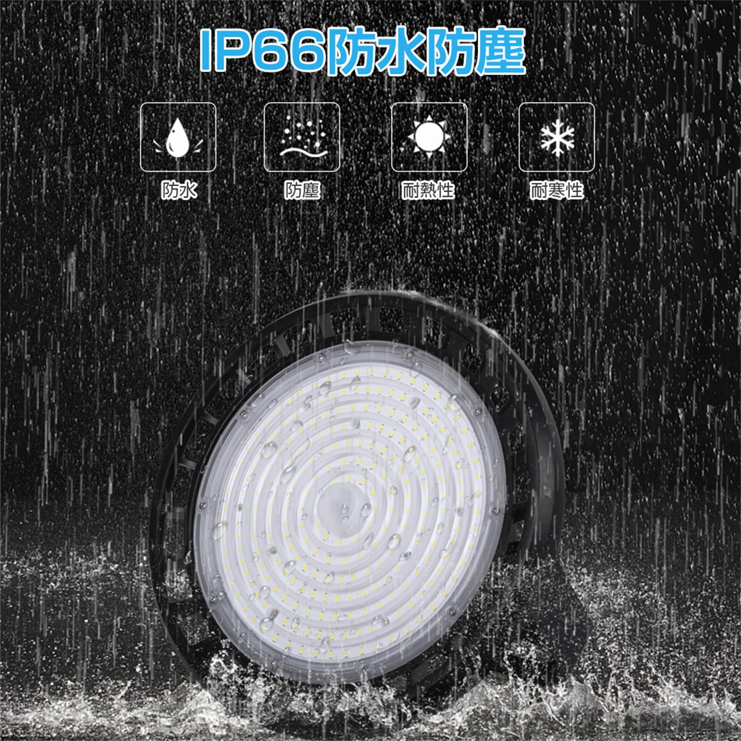Amazon.co.jp: LED高天井灯 150W 高輝度 24000lm LEDハイベイライト