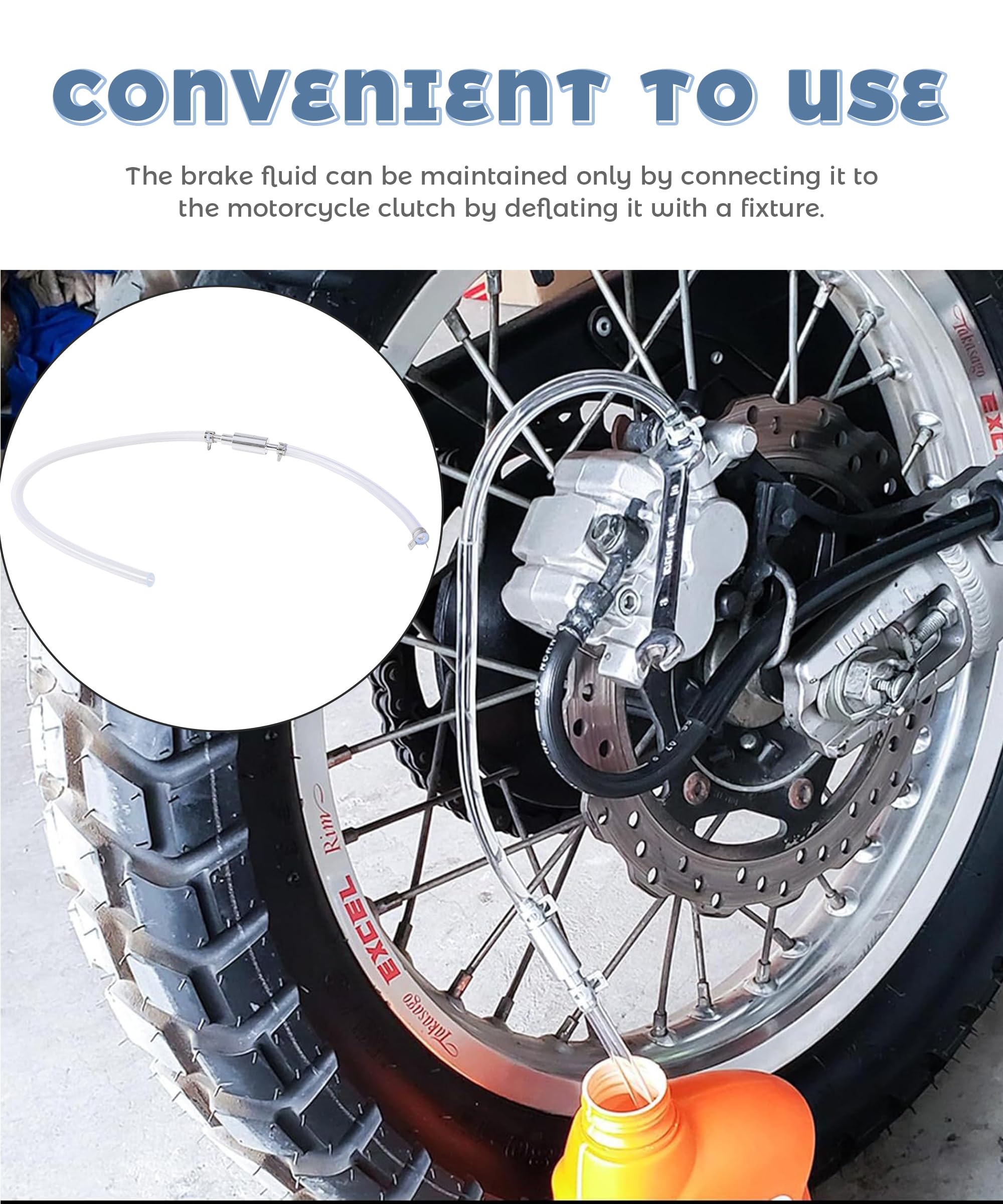 Brake Bleeder Hose Car Accessories Brake Bleeder Hose One Way Check Valve Universal One Way Check Valve Tube — view 4