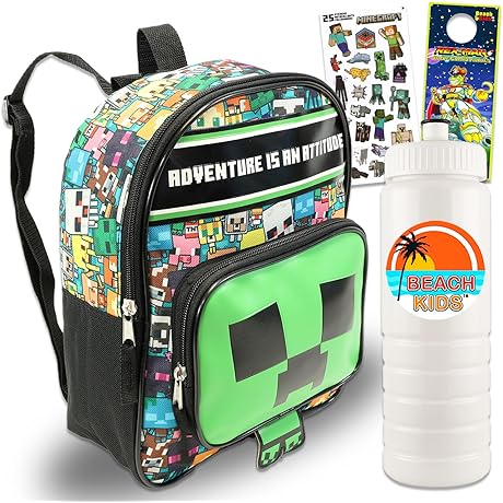 Minecraft Pack for Boys: Backpack with School Supplies