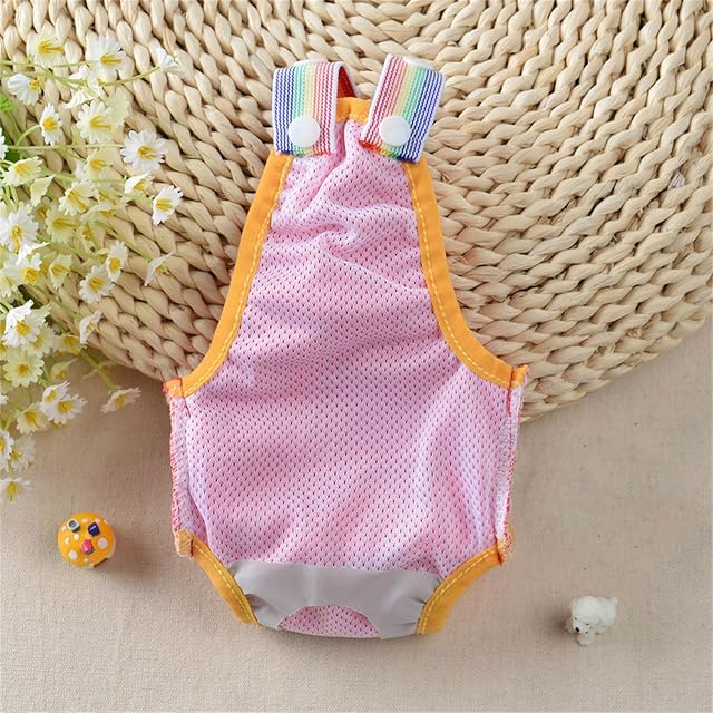 Foto 5 de 8 de KANGQL Pantalones cortos de pañales para perros, bragas sanitarias para perros hembras, tirantes ajustables