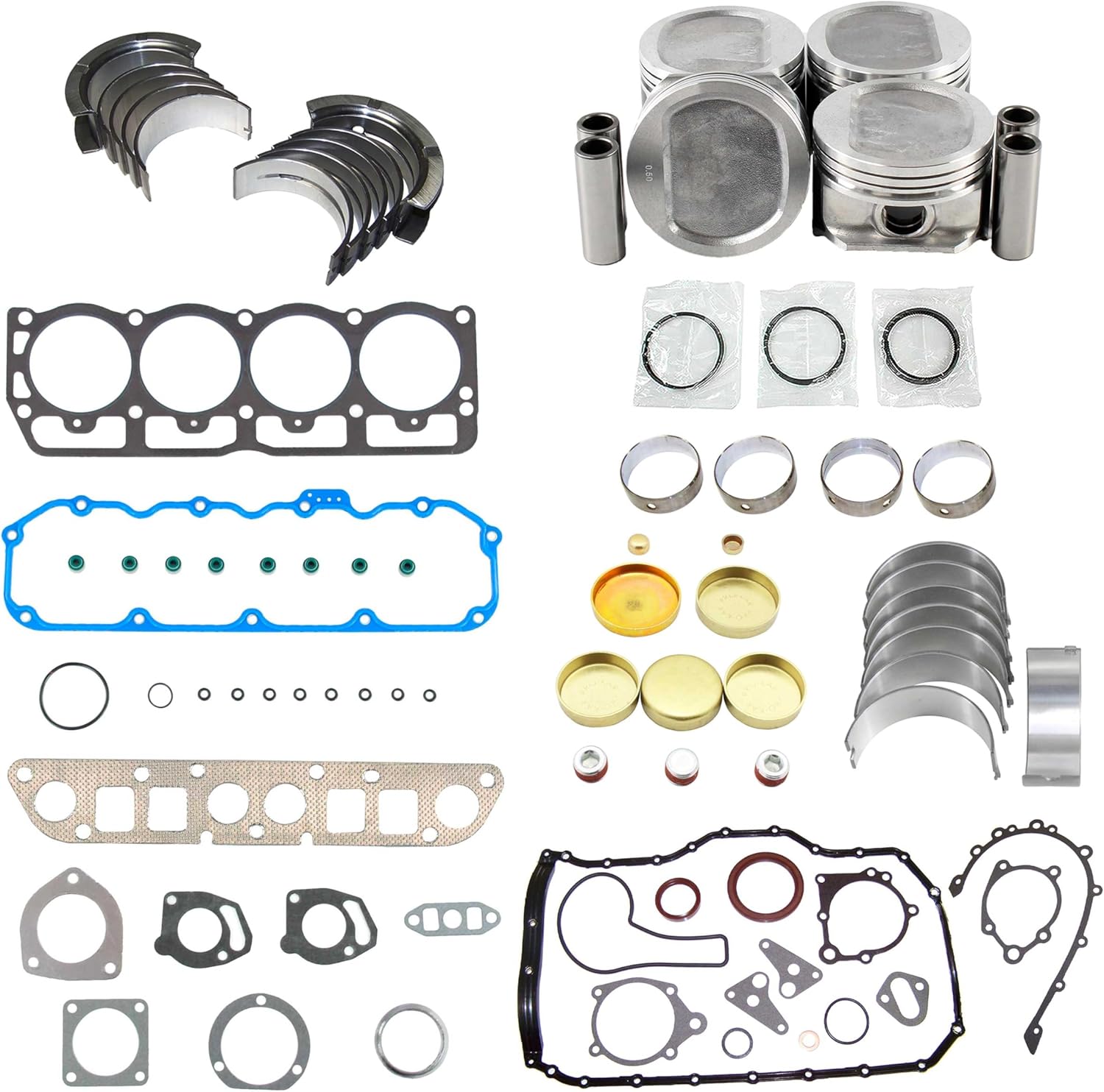 CPW458 Engine Rebuild Kit Fits 1997-2002 Dodge Jeep Cherokee Dakota Wrangler 2.5L 150cid 8V L4