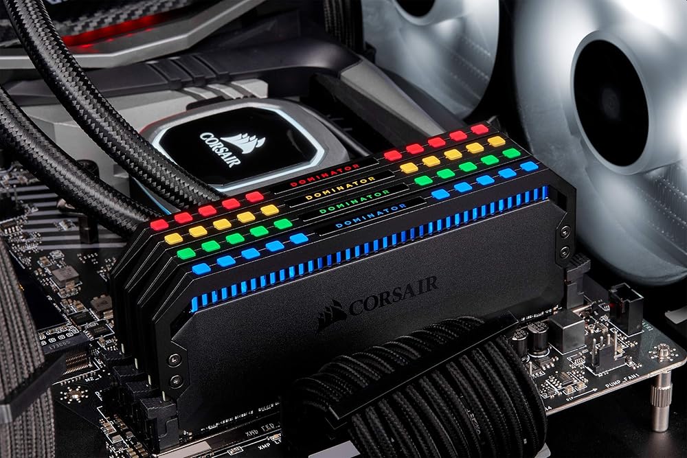 Corsair Dominator Platinum RGB, 128GB (4 x 32GB) DDR4-3200MHz Desktop Memory with CL16 thumbnail 4