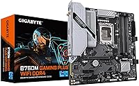 GIGABYTE B760M Gaming Plus WiFi DDR4 mATX Motherboard - LGA 1700 for 14th/13th/12th Gen Intel, PCIe 4.0, WiFi 6, 2x M.2
