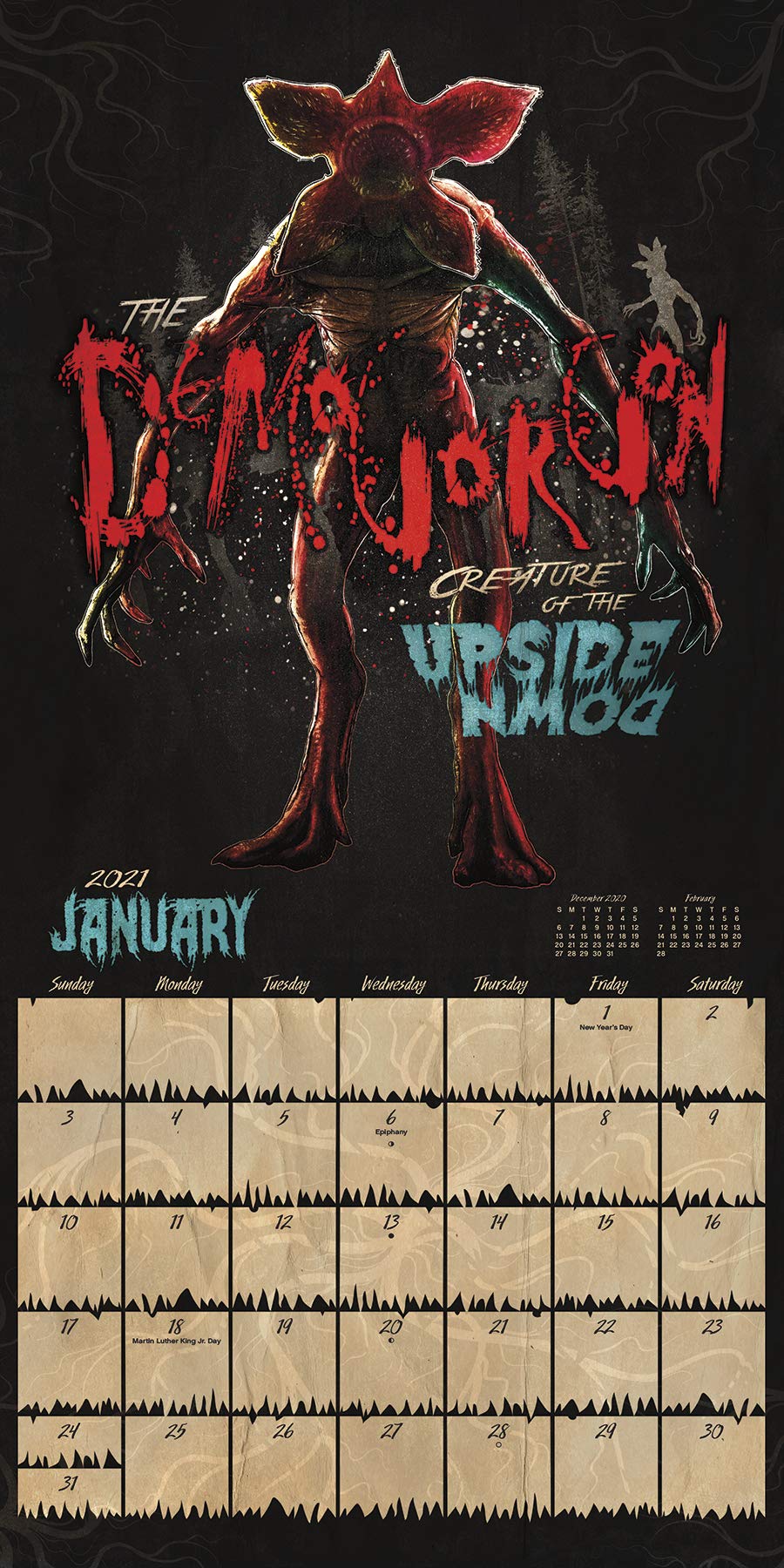 Buy Stranger Things Calendar 2021 Bundle - Deluxe 2021 Stranger Things ...