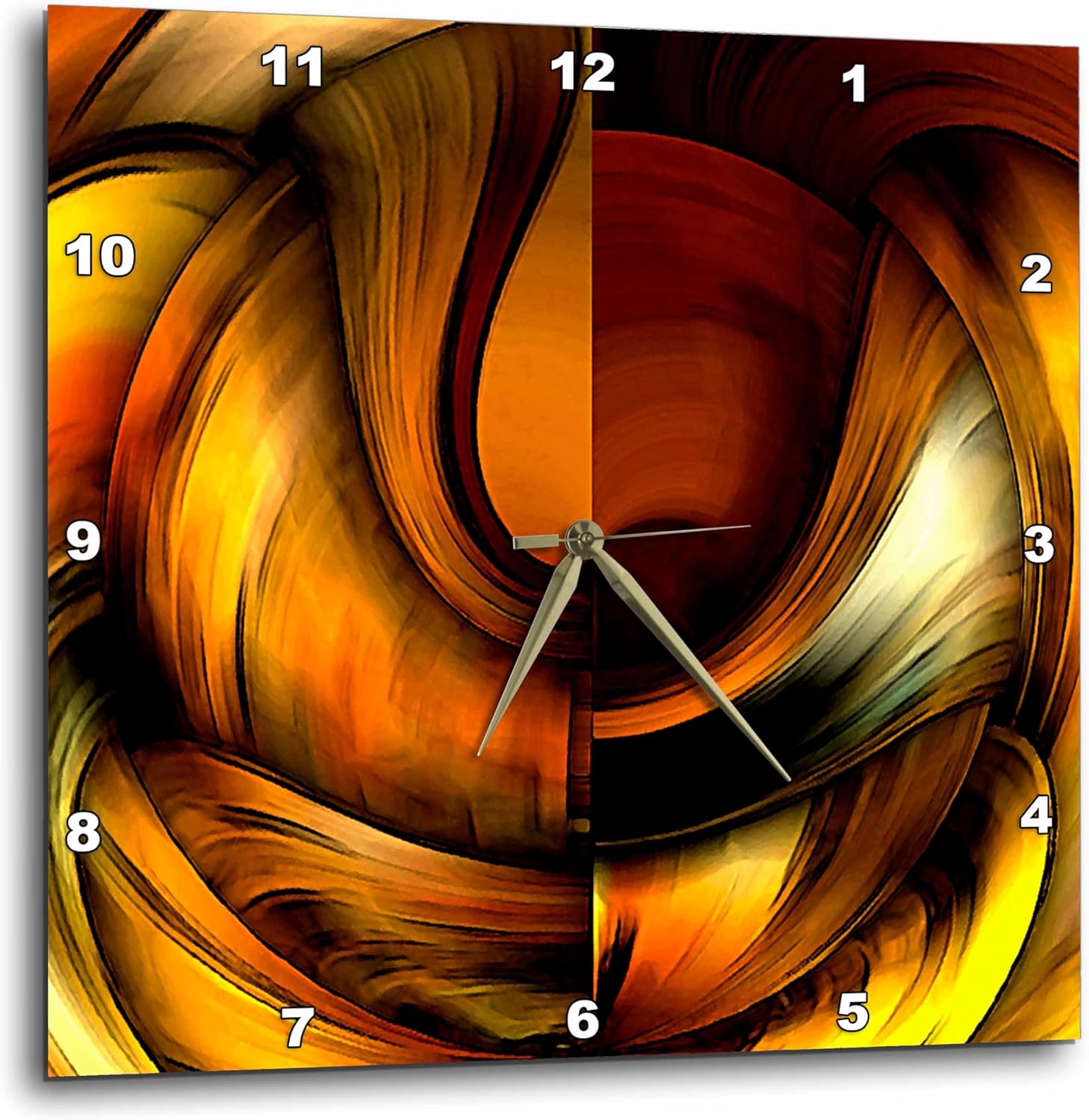 3dRose DPP_3083_3 Digital Artwork Design 10 Wall Clock, 15 by 15-Inch