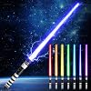 Light Sabers for Kids - 7 Color LED Light-Up Sword with Sound Effects, Safe Dueling for Ages 5-12