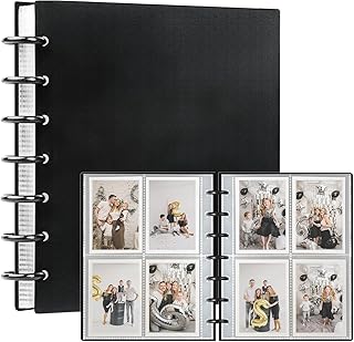 YelaJoy Photocard Binder with 30Pcs Inner Pages