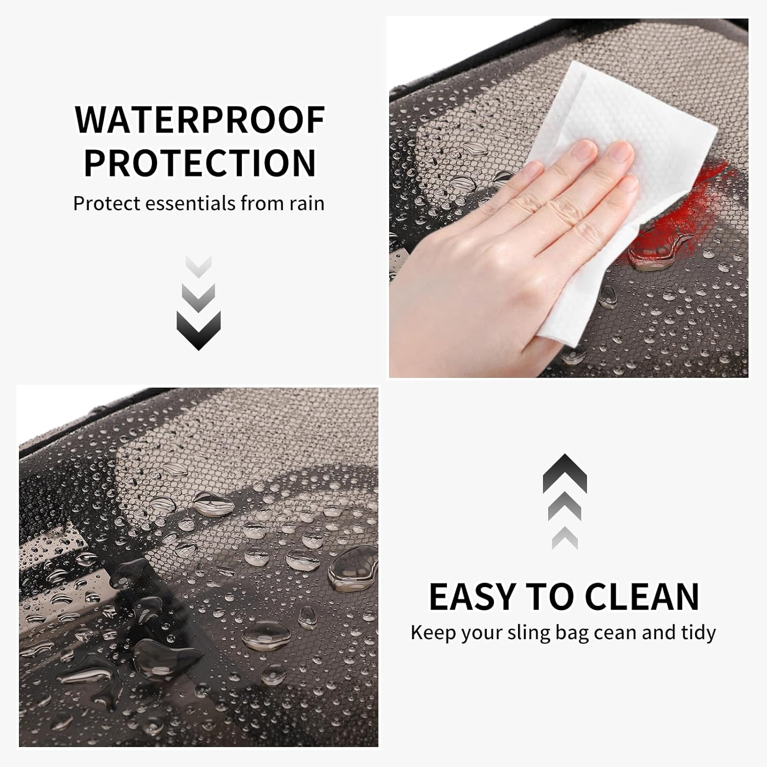 MOONBABY Clear Bag for Stadium Events, Clear Backpack Purse for Women Waterproof TPU Crossbody Fanny Pack | for Stadium Events, Waterproof, TPU - Image 8