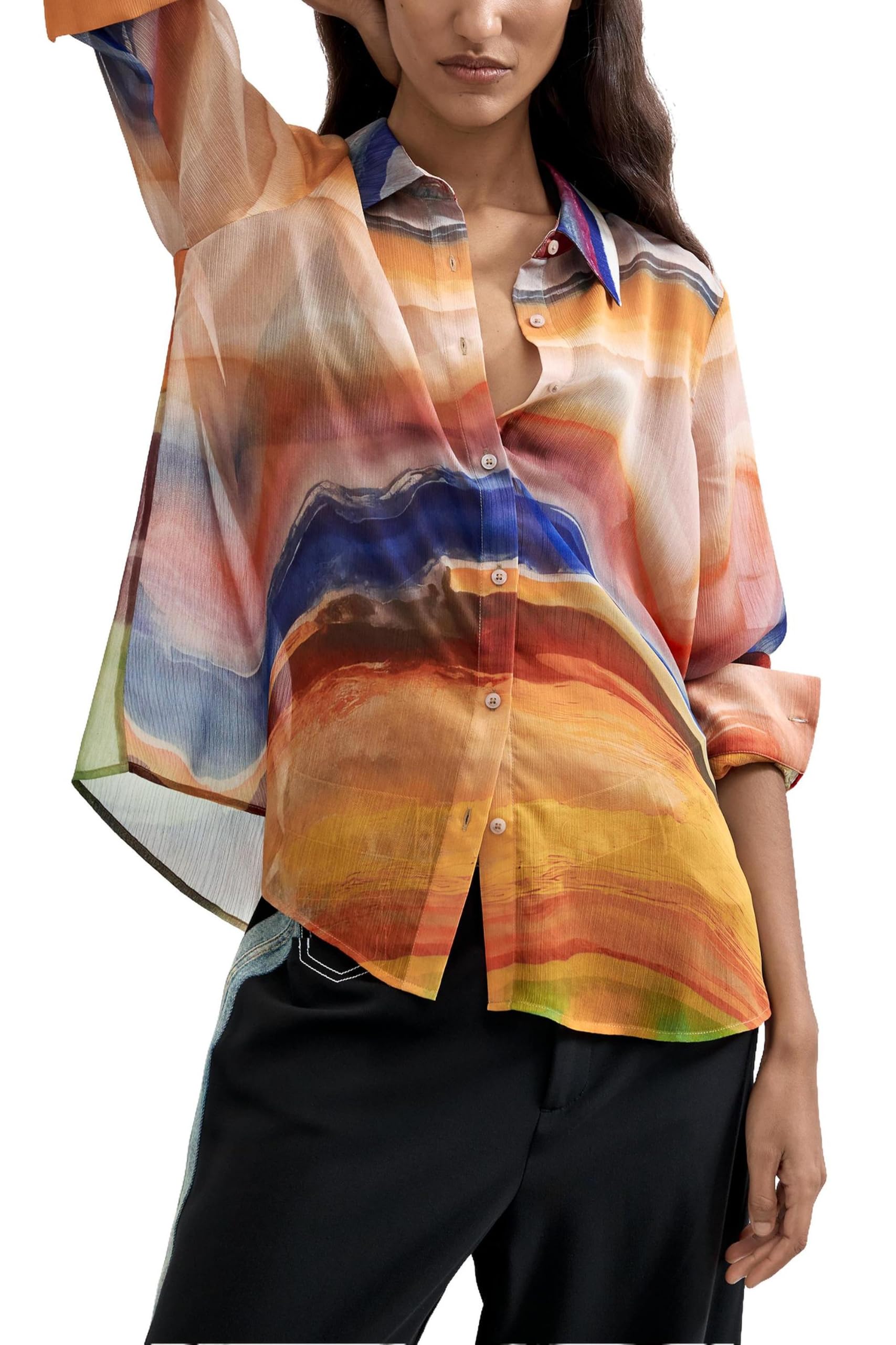 Desigual Damen Blus_camsterdam T-Shirt (1er Pack)