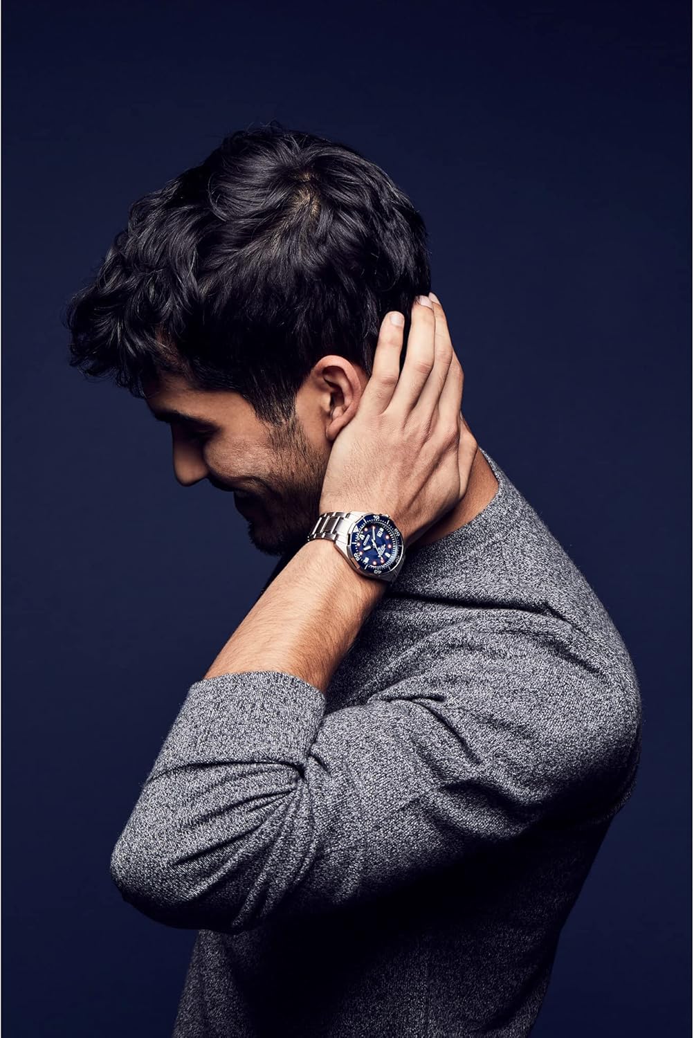 Miniatura 5 de Citizen Eco-Drive Marvel - Reloj de cuarzo para hombre, súper titanio, el primer vengador, tono plateado (modelo BN0208-54W), Tono plateado, Reloj