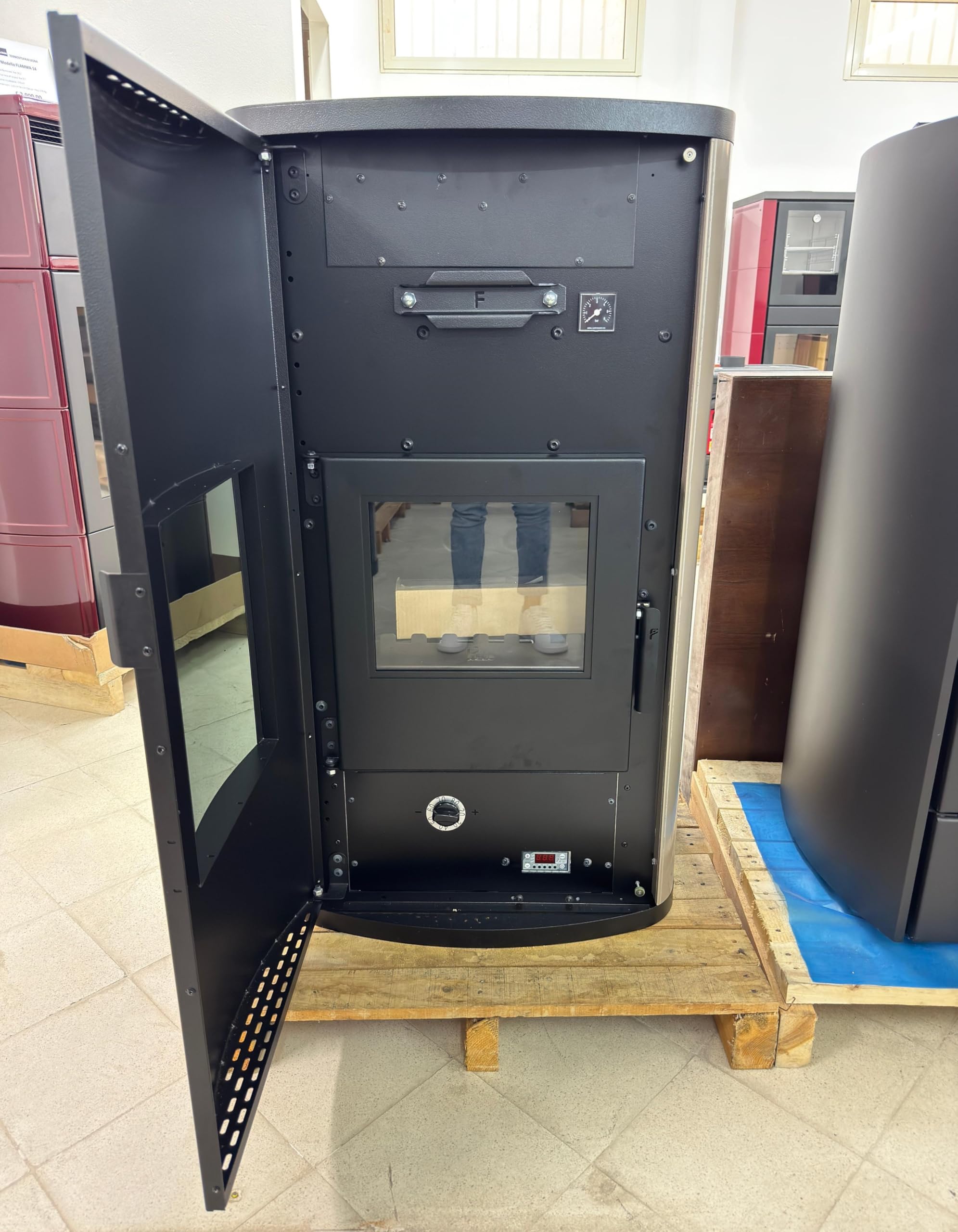 Calefactor de leña Fuego modelo PluriFire Modular Wood PF20