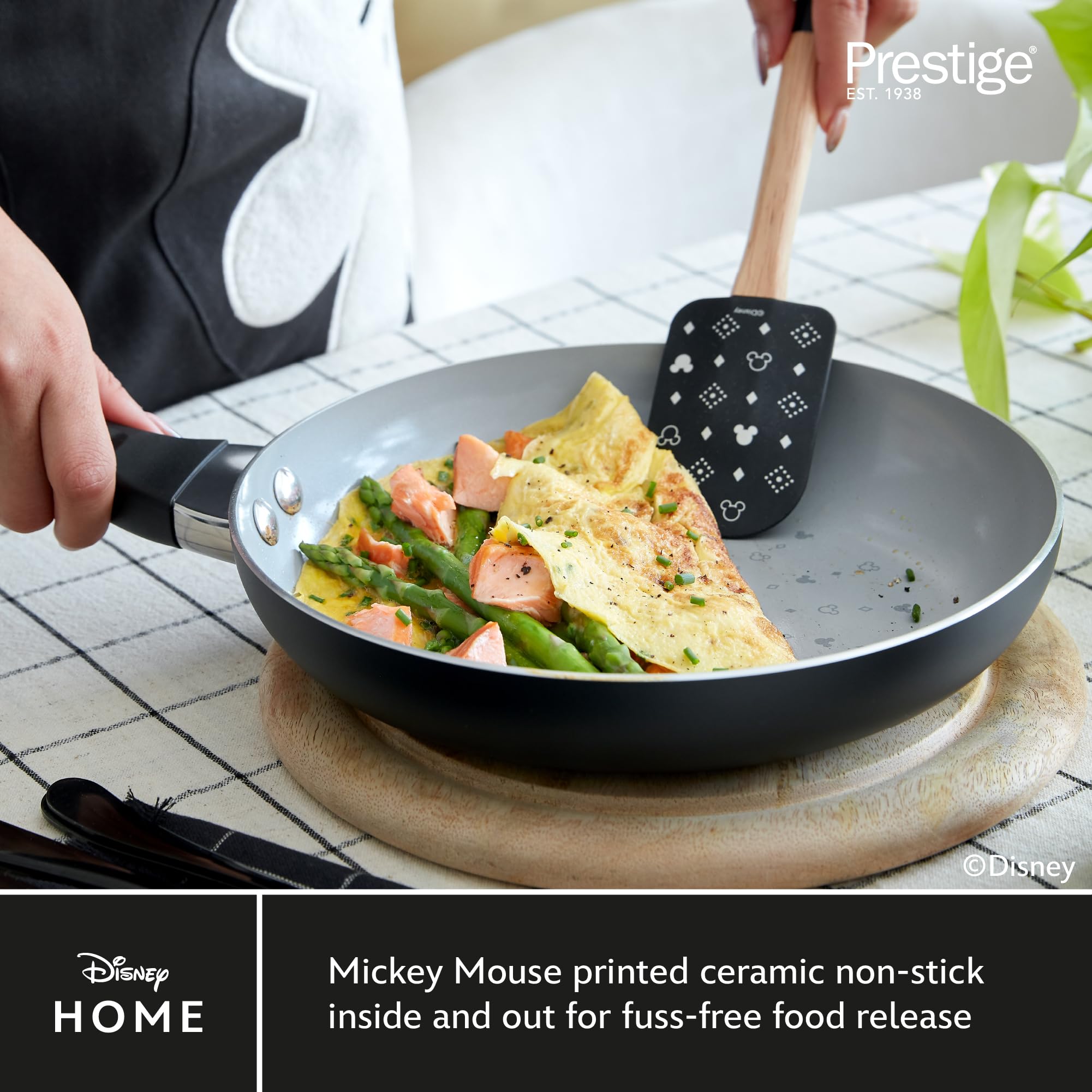 Amazon.com: Prestige Disney Monochrome Mickey Mouse Non Stick