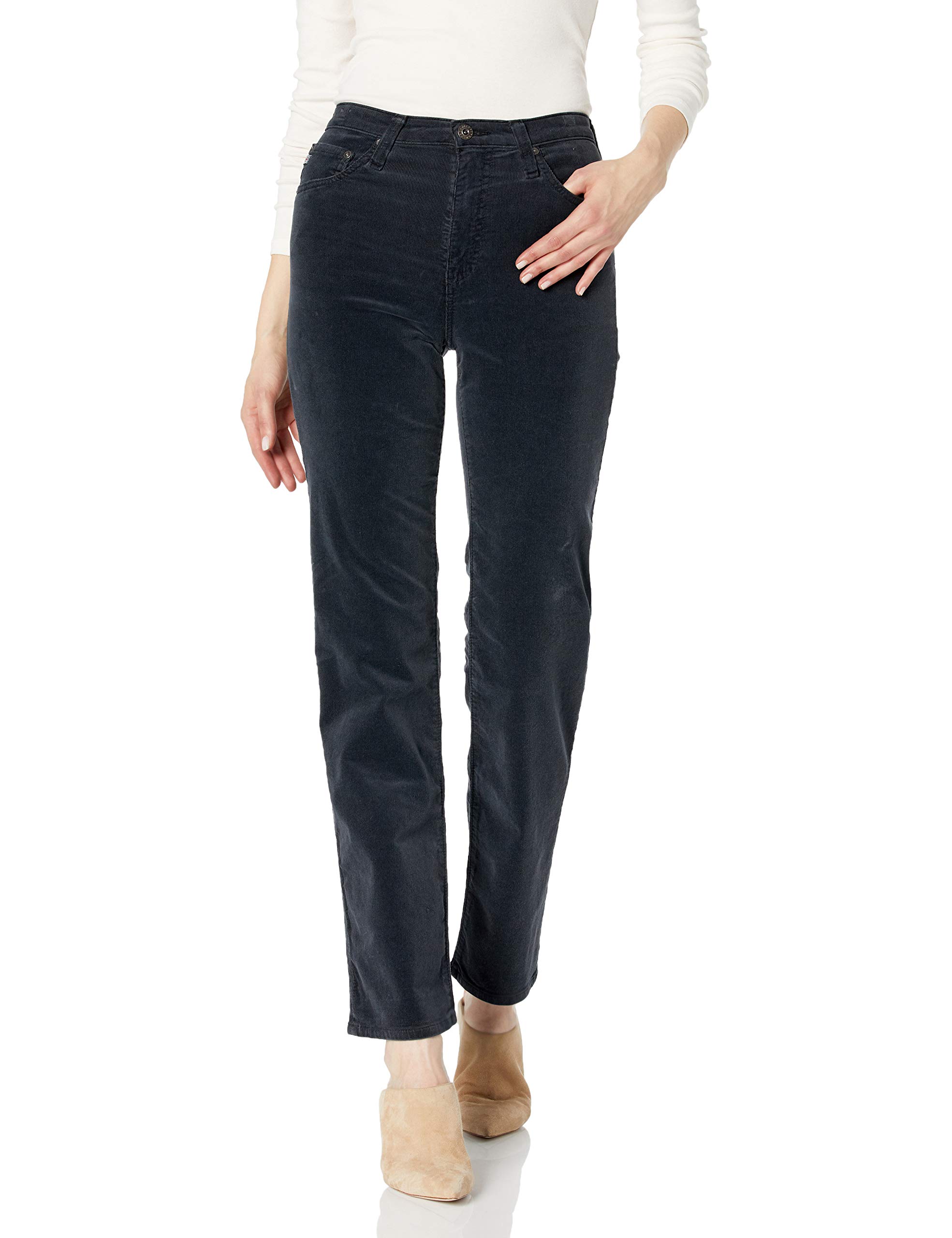 AG Adriano Goldschmied Womens The Alexxis Vintage Straight Leg Corduroy Pant