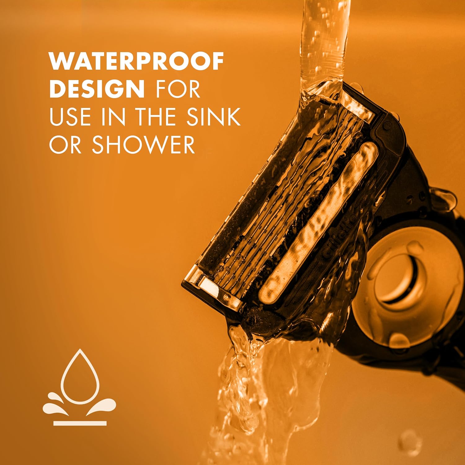 Gillette Heated Razor for Men, Starter Shave Kit by GilletteLabs, 1 Handle, 2 Razor Blade Refills, 1 Charging Dock