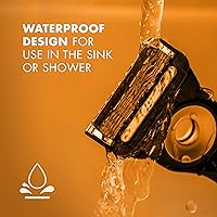 Vista 7 de Gillette GilletteLabs - Kit de afeitado térmico para hombres, 1 mango, 2 recambios de cuchillas de afeitar, 1 base de carga