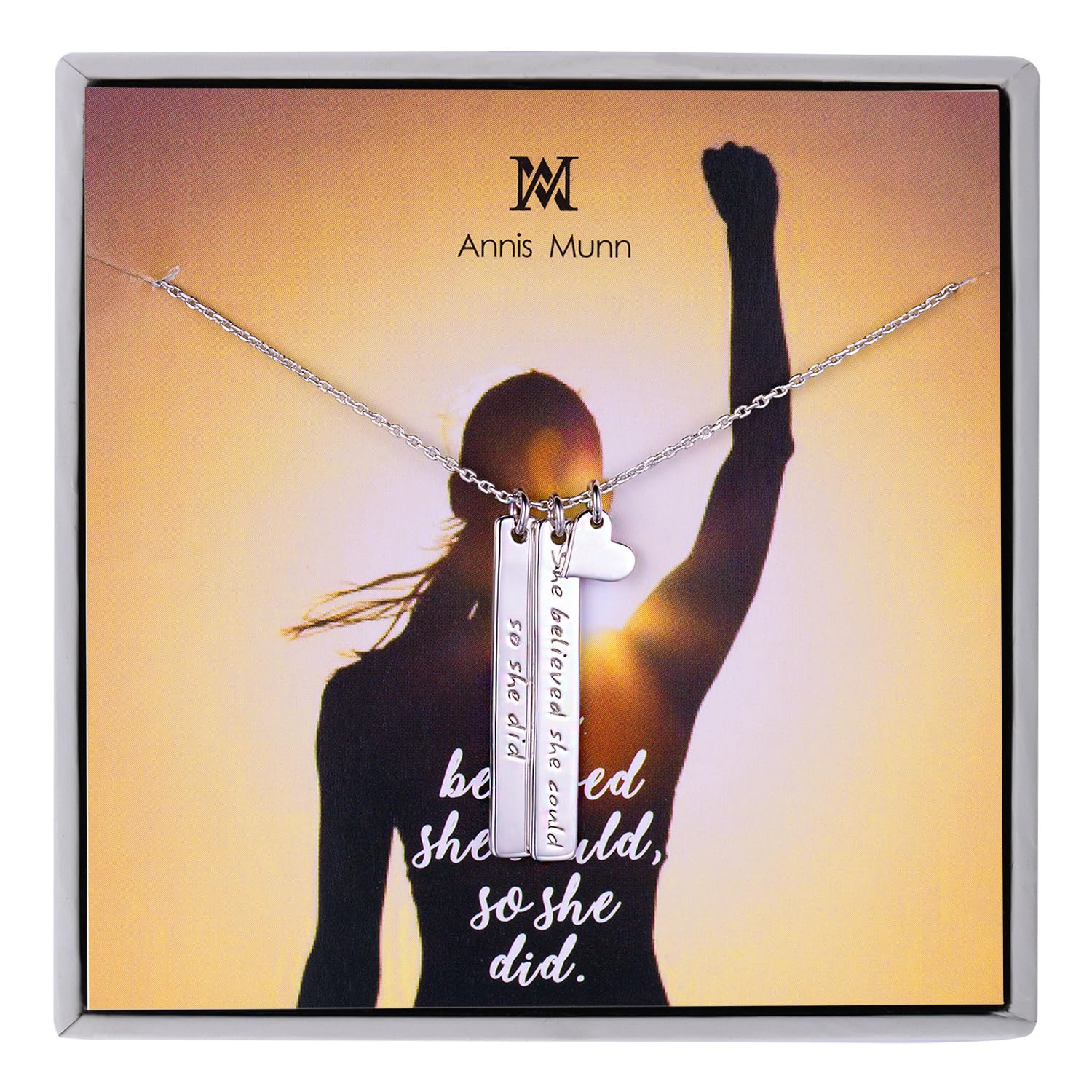 Women 925 Sterling Silver Bar Necklace