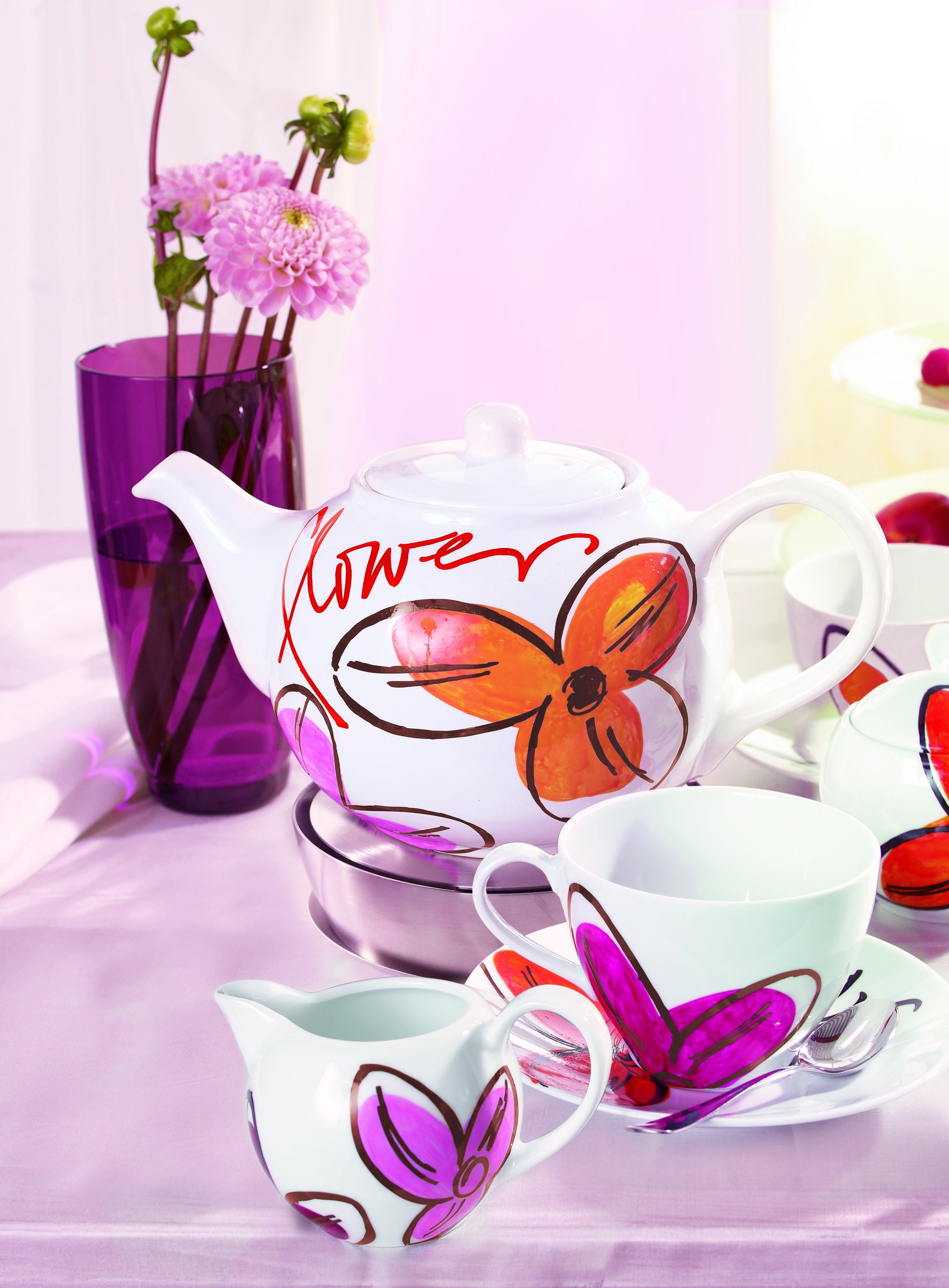 edding 4200 pisak pędzelkowy do porcelany – brązowy – 1 pisak – końcówka pędzla 1-4 mm – flamaster do pisania i dekorowania ceramiki, porcelany – nadaje się do mycia w zmywarce, tusz odporny na