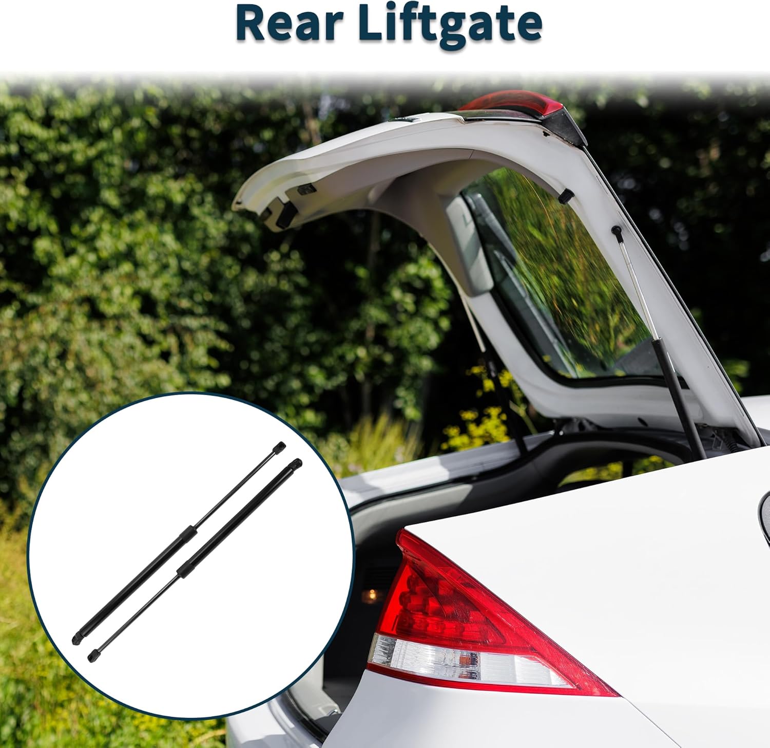 Lift Supports Struts for Nissan Quest 2004-2009 2011-2013 Rear Hatch Gas Spring Black 2 Pcs