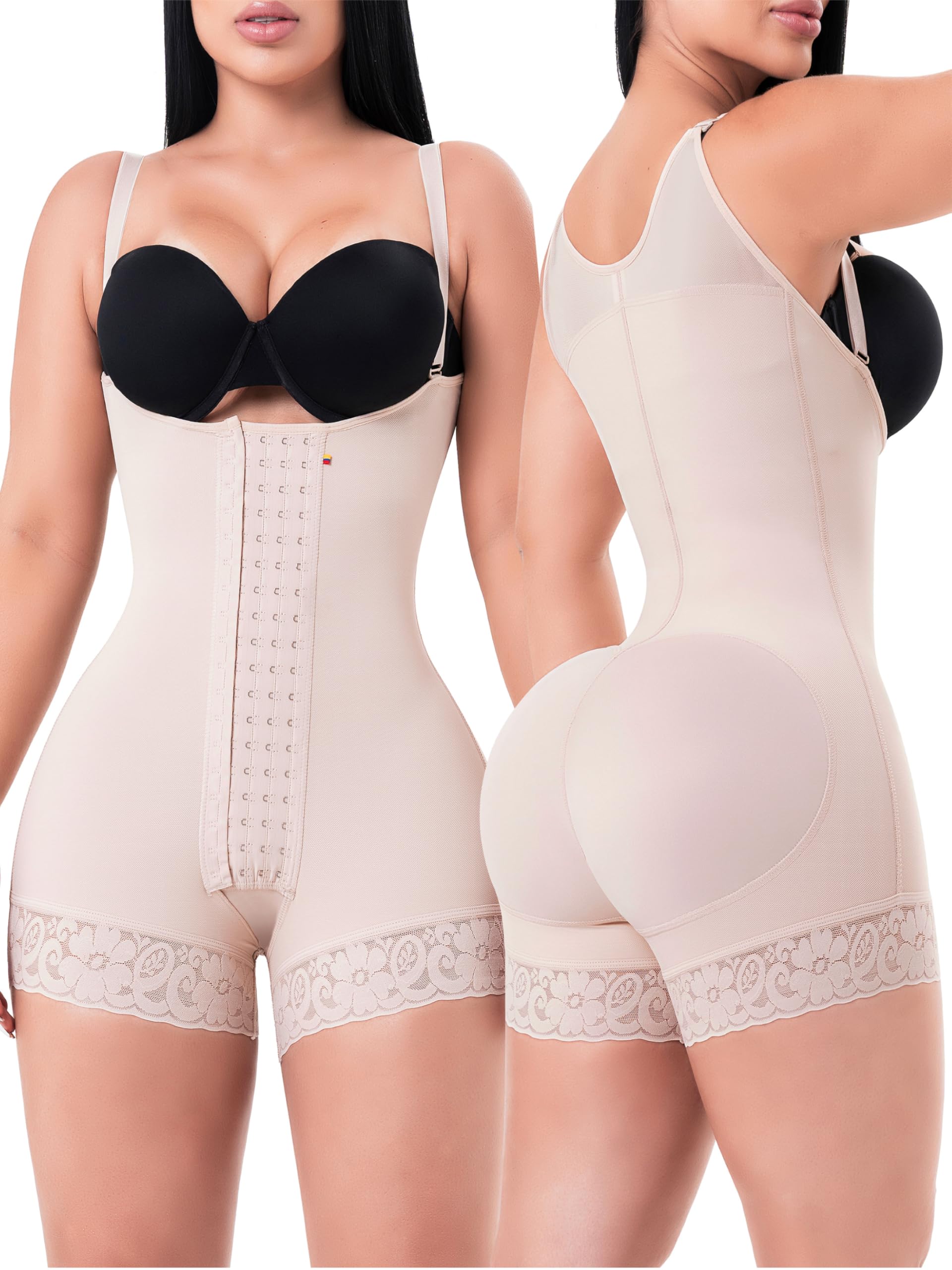 Stage 2 Faja Shapewear for Women | Tummy Tuck Compression Garment & Post Surgery | Fajas Colombianas Moldeadoras