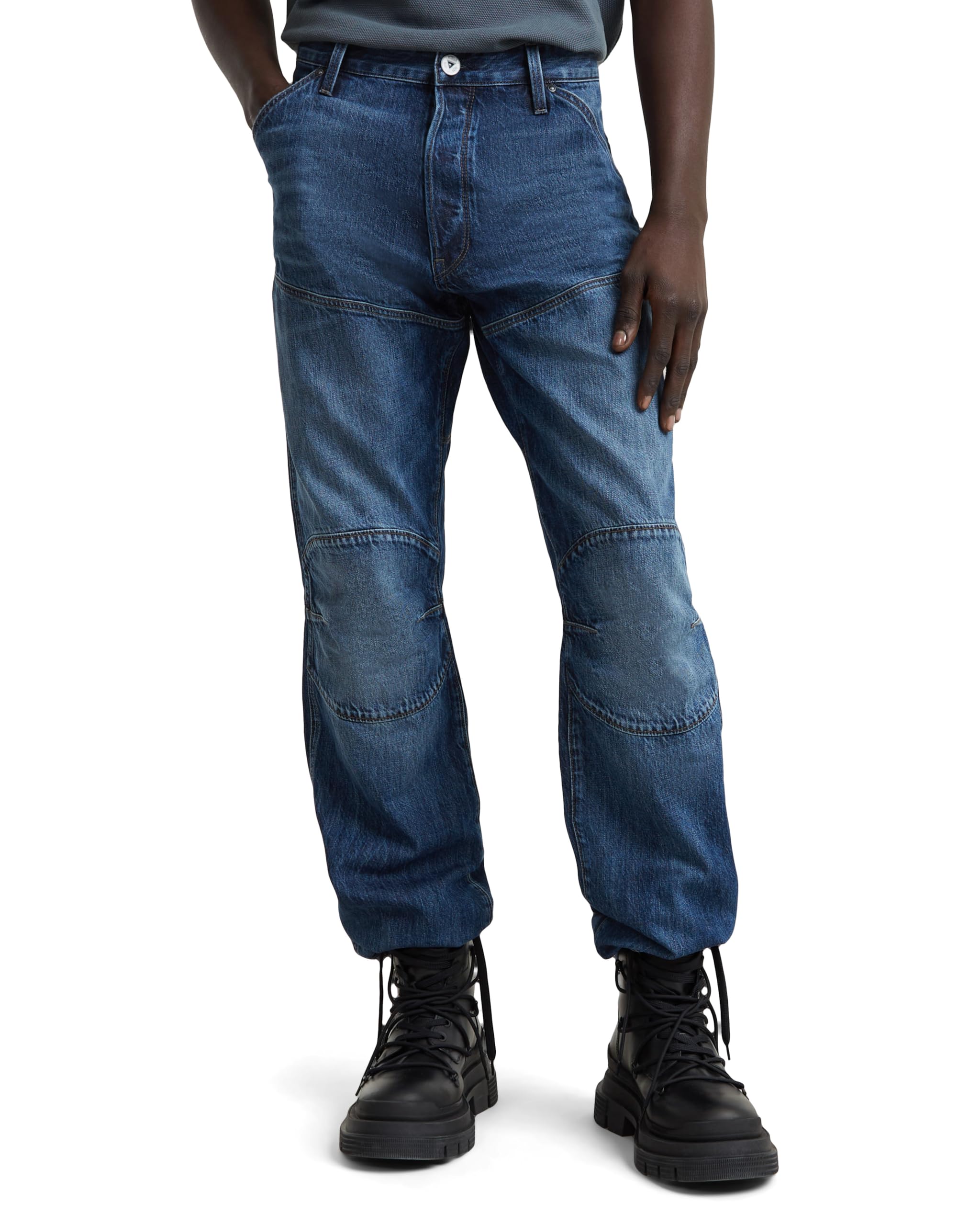 G-Star Men's G-STAR Elwood 3D Regular Jeans, Blue (worn in waterspouts D23699-D536-G804), 32W / 34L