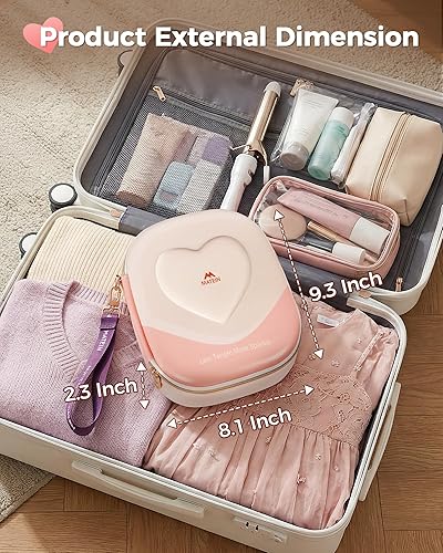 Miniatura 4 de MATEIN Organizador de artículos electrónicos de viaje para niñas, bonita funda rígida para accesorios, bolsa organizadora de cables portátil, bolsa