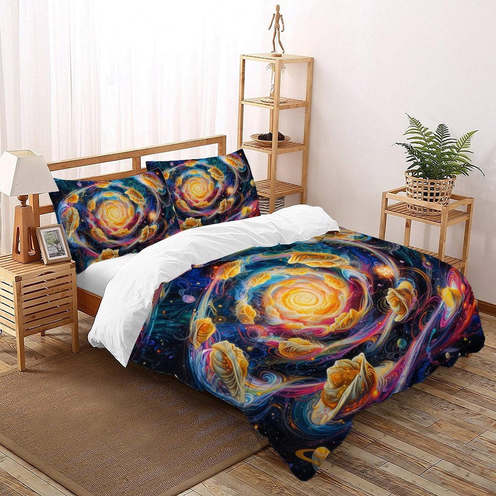 Housse de couette galaxie pour transformer la chambre de votre enfant avec un couvre-lit espace