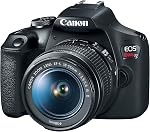 Canon EOS Rebel T7 DSLR Camera with 18-55mm and 75-300mm Lenses + Creative Filter Set, EOS Camera Bag + Sandisk Ultra 64GB Card + Cleaning Set, and More (Renewed)