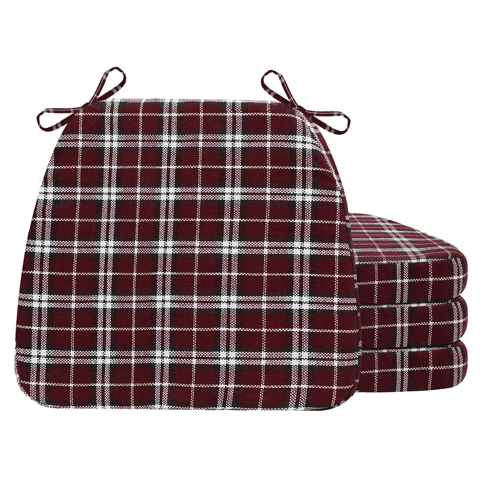 AAAAAcessories Chair Cushions for Dining Chairs, 17 x 16 x 2 in, Set of 4