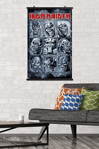 Miniatura 6 de Trends International Iron Maiden - Póster de pared de rejilla, 14.725 x 22.375 pulgadas, versión premium sin marco