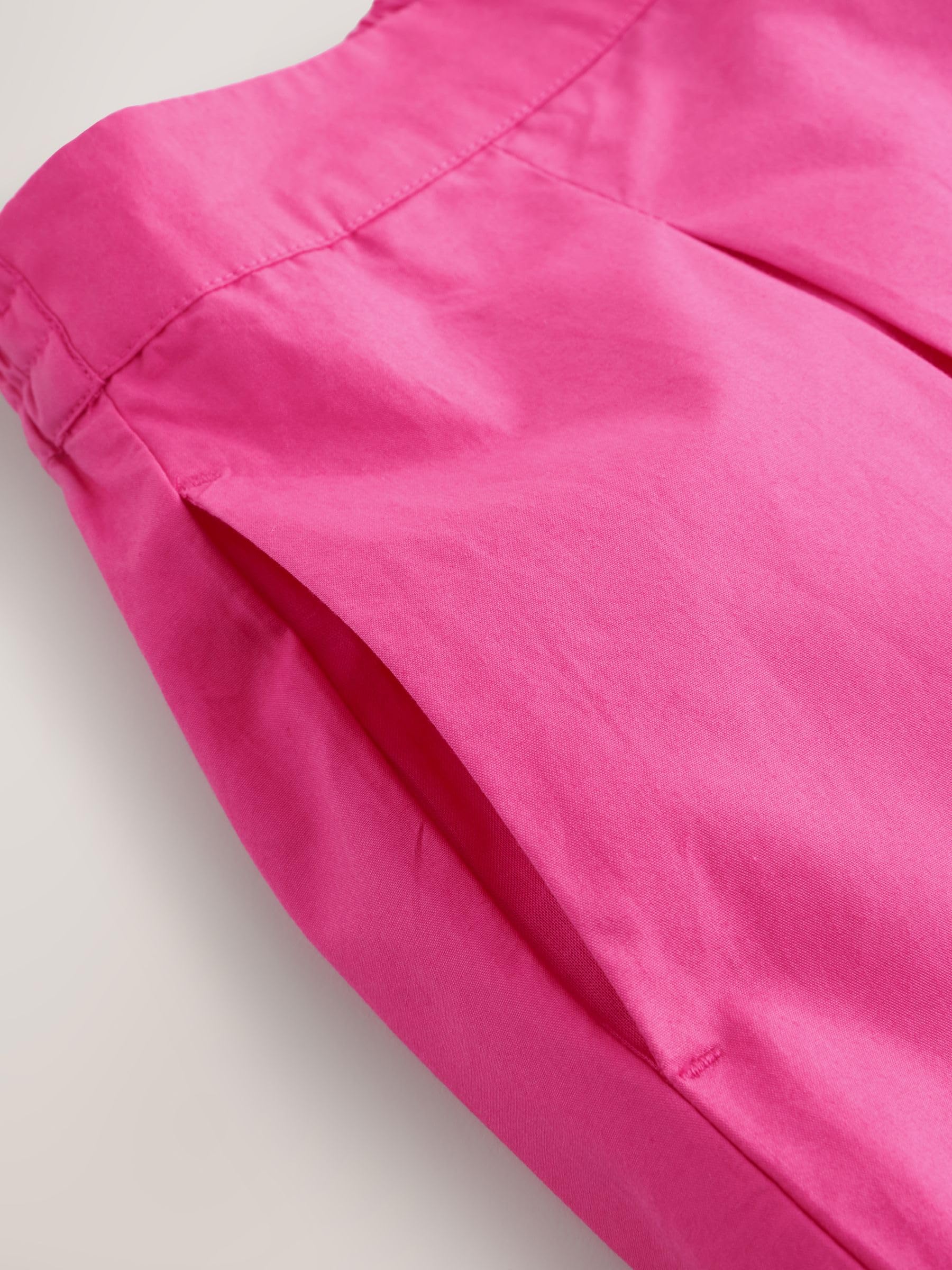 Niñas Conjunto de 2 piezas de top rosa con flores en 3D en un hombro y pantalones cortos