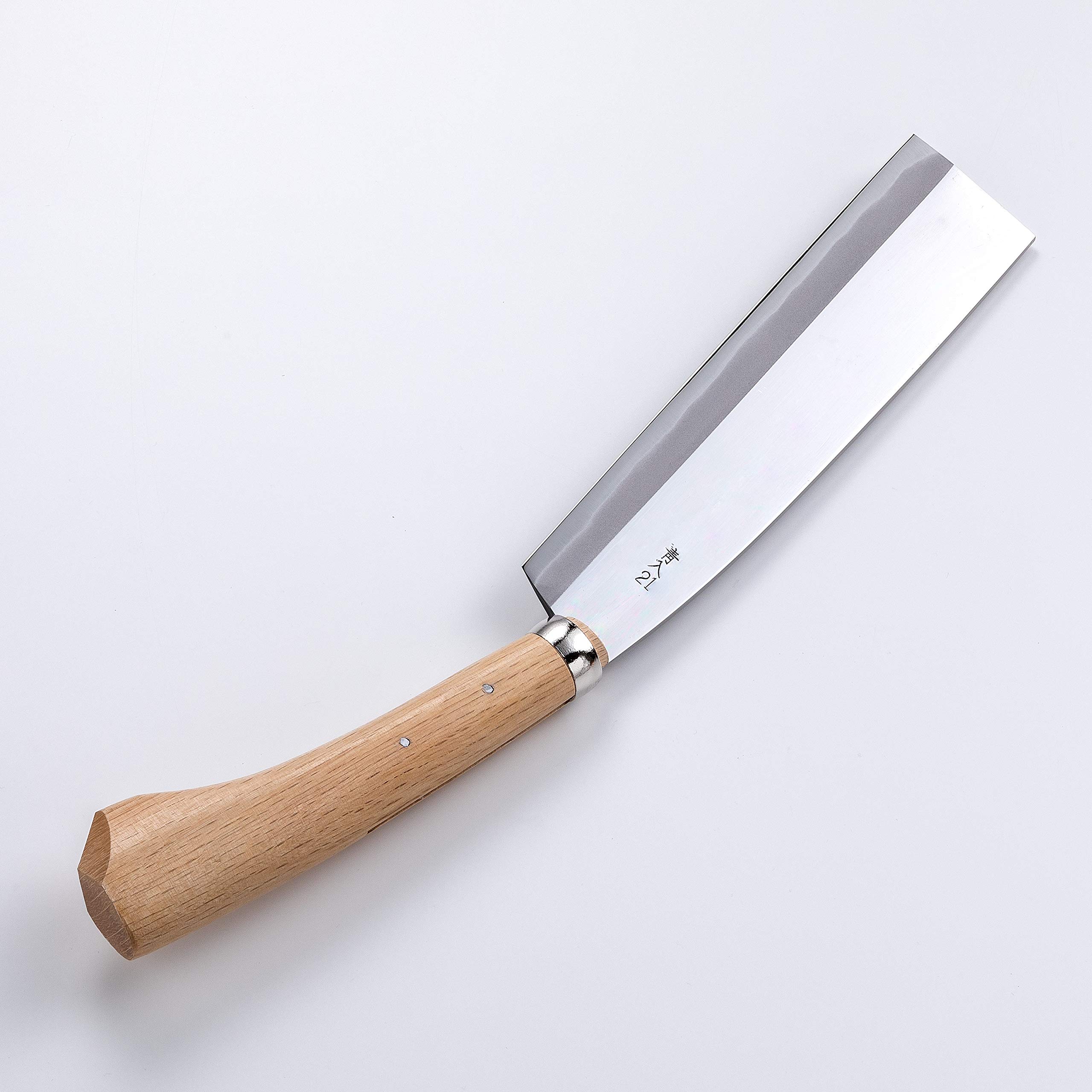 青銅入り 両刃 鉈 東周作 竹割鉈 両刃120mm 青紙鋼 鞘付き : ほんまもん ヤフー