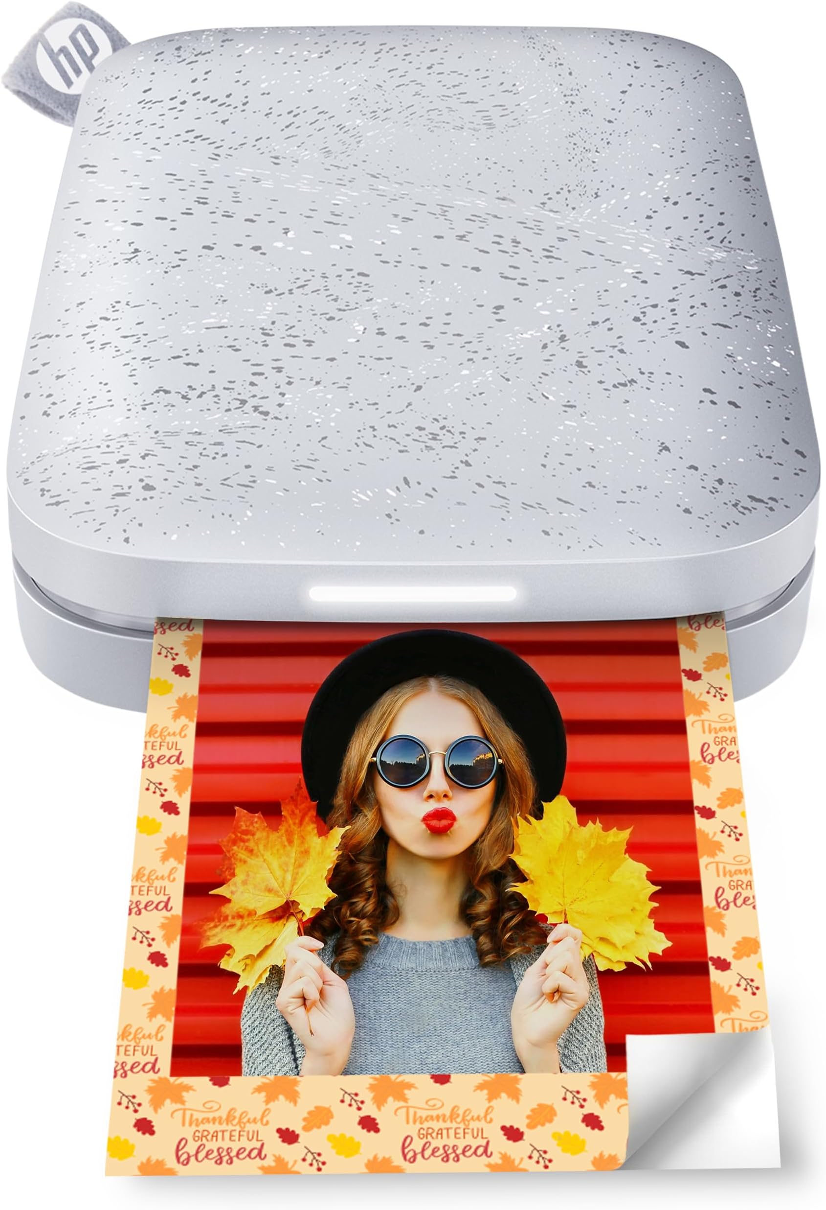 HP Sprocket Select 2.3x3.4 Instant Photo Printer, Print Pictures on Zink Sticky-Backed Paper from Your iOS & Android Device, Portable Printer for Home Use and Travel, Eclipse