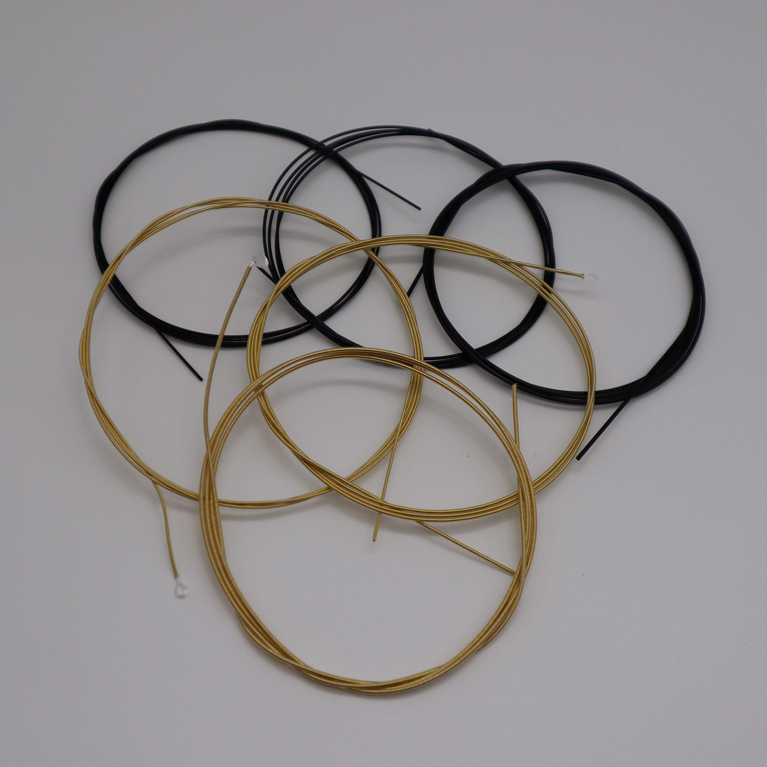 NYSC22 - Cuerdas para guitarra clásica de nailon negro - Enrollado en bronce - Tensión media - Innovación - Calidad - Las New York Strings son una sinfonía de cuerdas - Fabricado en
