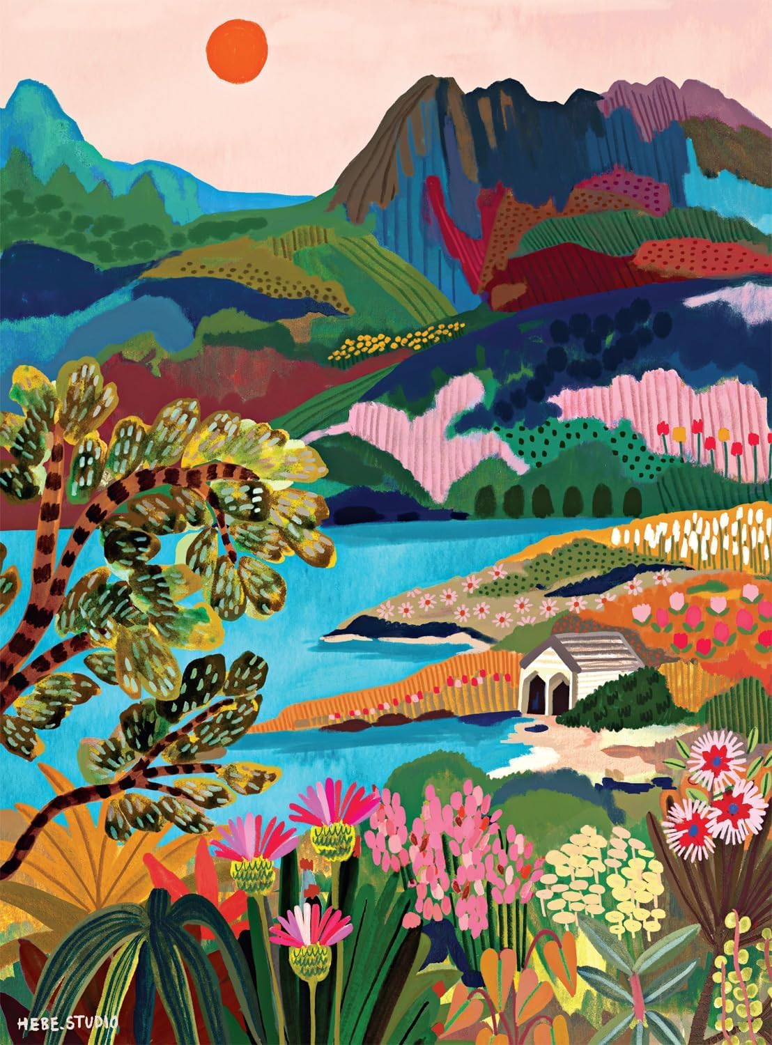 Buffalo Games - Hebe Studio - Dove Lake - 1000 Piece Jigsaw Puzzle for Adults -Challenging Puzzle Perfect for Game Nights - Finished Size is 26.75 x 19.75