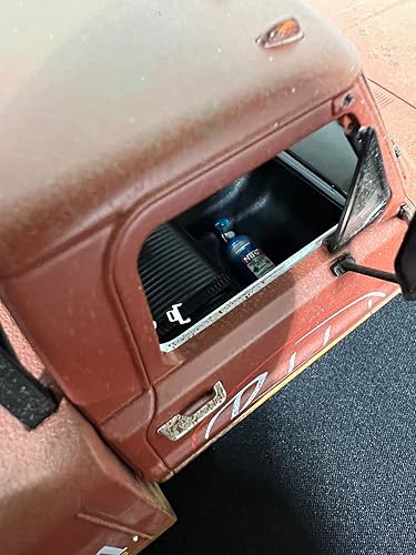 Miniatura 5 de 1970 F-350 Rampa Camión Rojo Imprimación (Roja) Cartilla de Cerkchop's Chop Shop 1/18 Modelo fundido a troquel por Acme A1801416