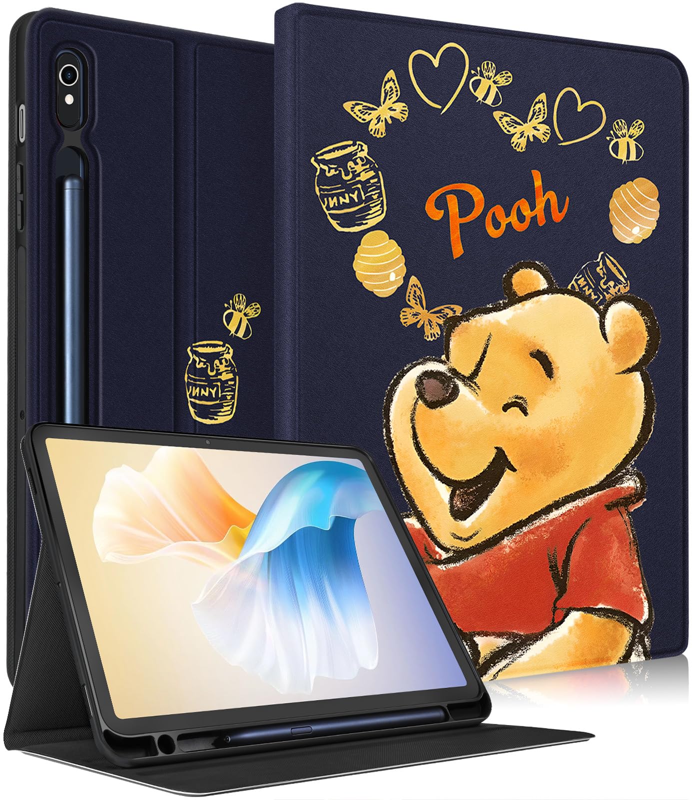 Cute Case for Samsung Galaxy Tab S9 - for Women Girls Kids Teen Cartoon Funny Pattern Design Kickstand Fashion Cover for Samsung Tab S9 11 Inch,Weini