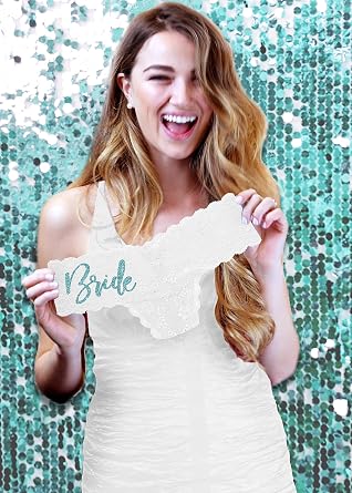 RhinestoneSash Bride Panties - Lingerie Honeymoon Gifts - SET OF 2: Bridal Panty Set