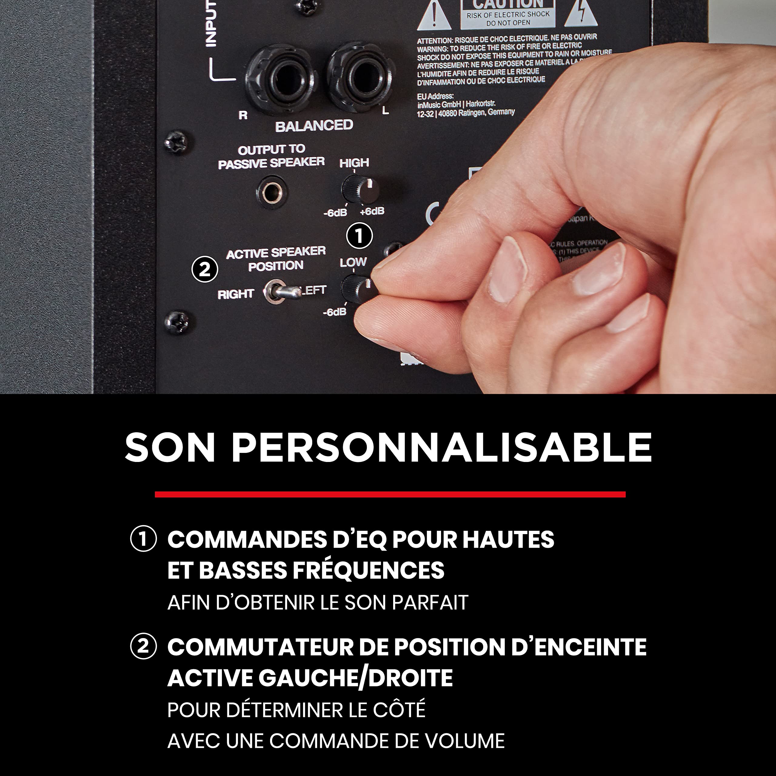 M-Audio M-Track Duo, BX4 & HDH40 - Interface audio ou carte son USB, enceinte de monitoring 4.5" et casque de studio
