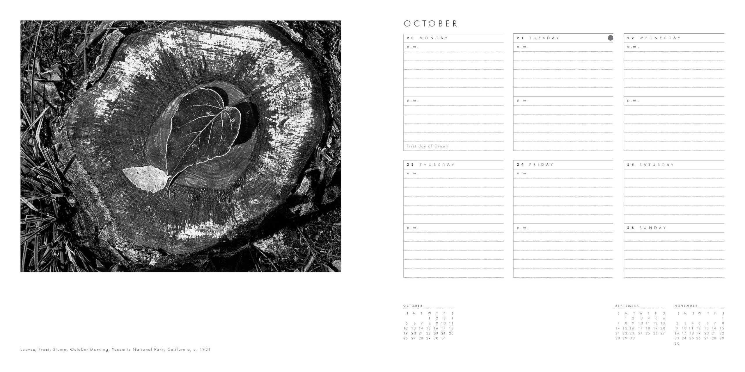 Ansel Adams 2025 Engagement Calendar: Authorized Edition: 12-Month Nature Photography Collection (Weekly Calendar and Planner) - Image 4