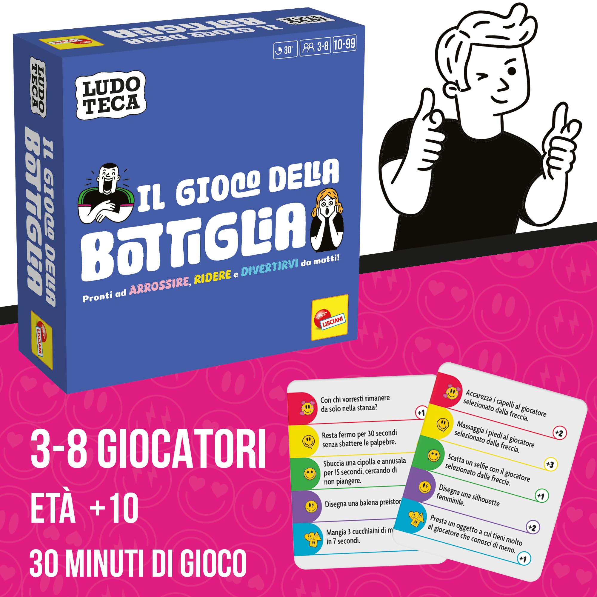 Lisciani Giochi - Ludoteca Pocket Il gioco della bottiglia, 110476 - 3