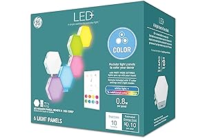 GE LED+ Color Changing Hexagon Tiles: Vibrant Lighting at Your Fingertips